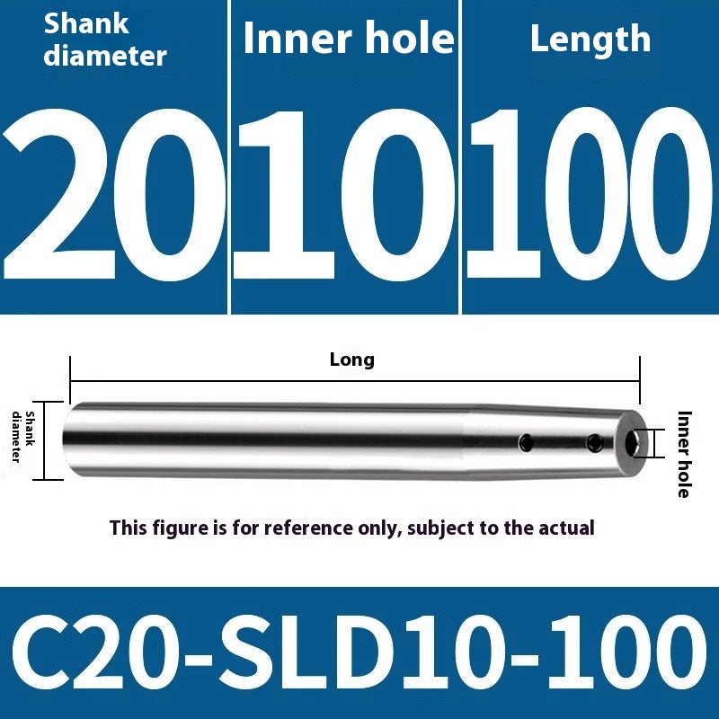 2059-High precision side solid SLD extension rod CNC milling cutter extended rod small diameter straight handle deep cavity avoidance C12C16C20 Shandong Denso Pricision Tools Co.,Ltd.